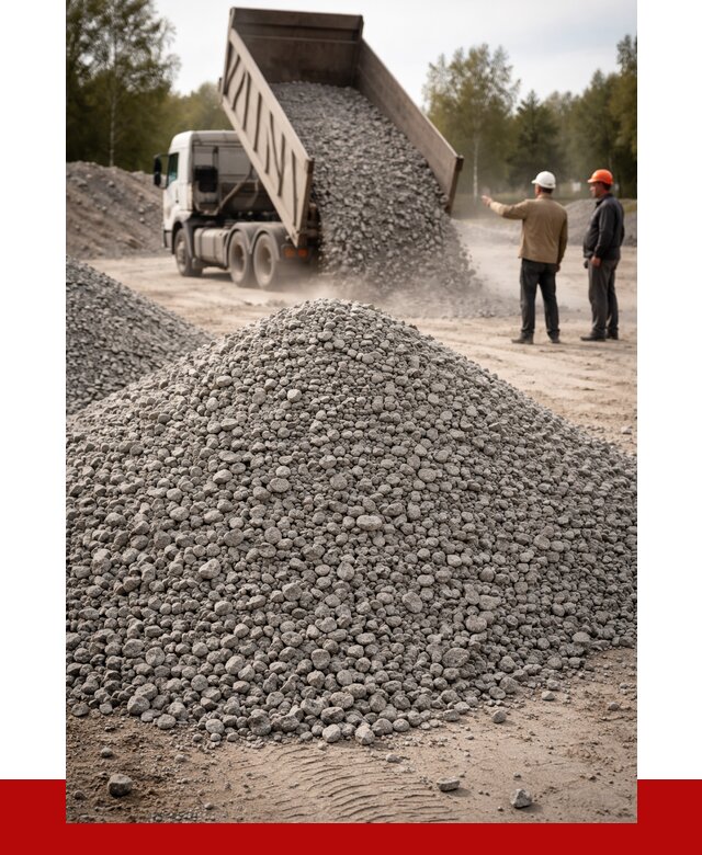 Гранитный щебень фракция 0-5 в Усинске от 2969 руб ПРОНЕРУДСнс