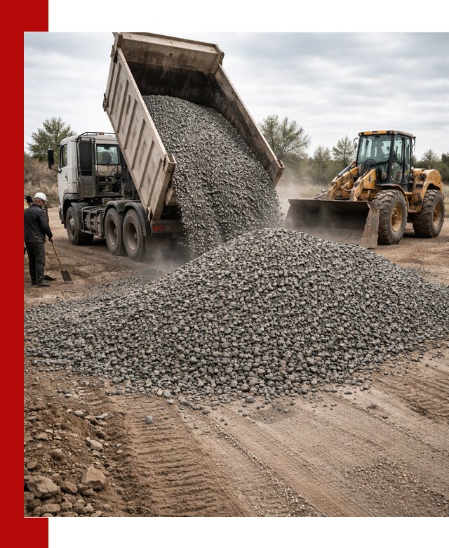 Гранитный щебень фракция 10-20 с доставкой в Усинске