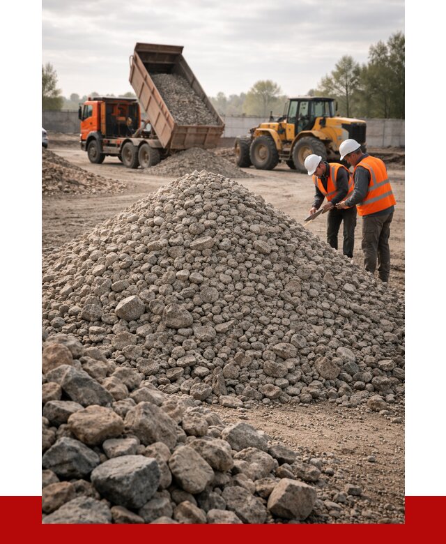 Гранитный щебень фракция 40-70 в Усинске от 2560 руб ПРОНЕРУДСнс