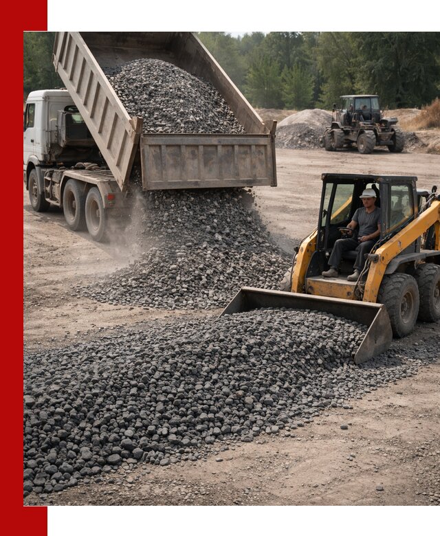 Гранитный щебень фракция 40-70 с доставкой в Усинске