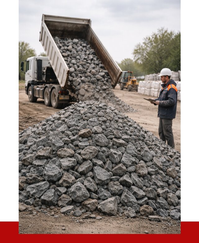 Гранитный щебень фракция 100-200 в Усинске от 4300 р. ПРОНЕРУДСнс