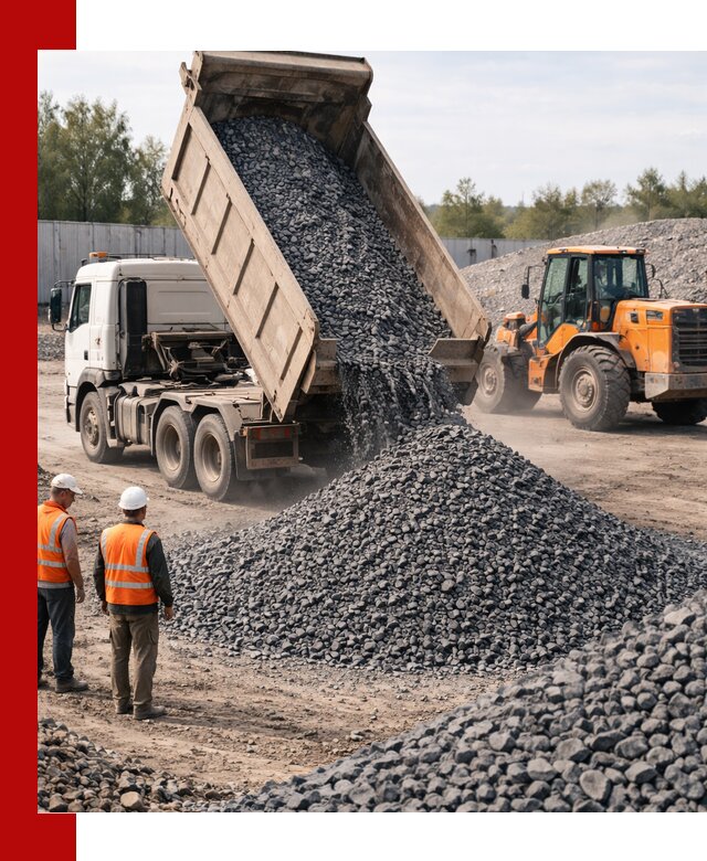 Доставка и продажа щебня габбро-диабаза в Усинске