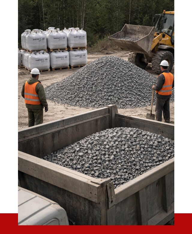 Щебень габбро диабаз 20-40 в Усинске от 3481 руб. | ПРОНЕРУДСнс