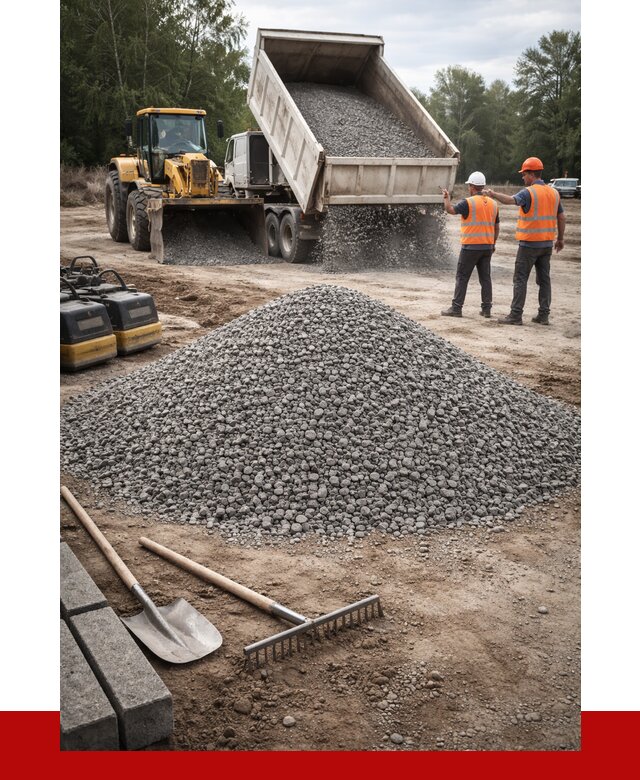 Гравийный щебень купить в Усинске от 2252 р. ПРОНЕРУДСнс