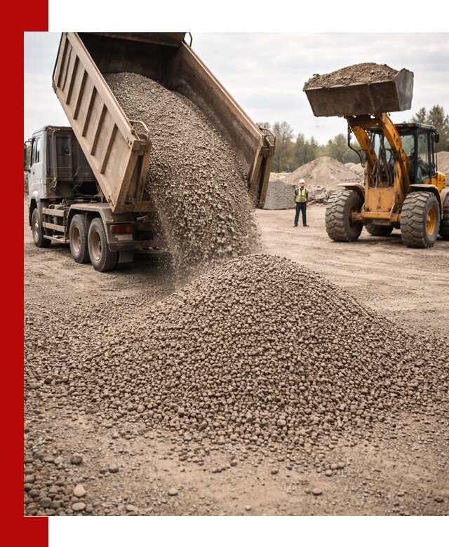 Гравийный щебень фракция 3–10 с доставкой в Усинске