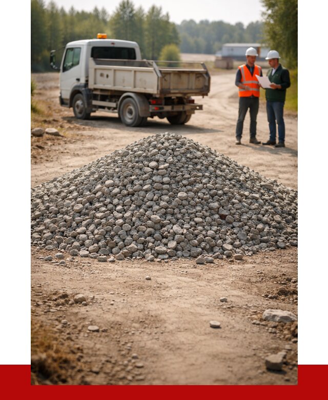 Гравийный щебень фракция 20-40 в Усинске от 1229 р. | ПРОНЕРУДСнс