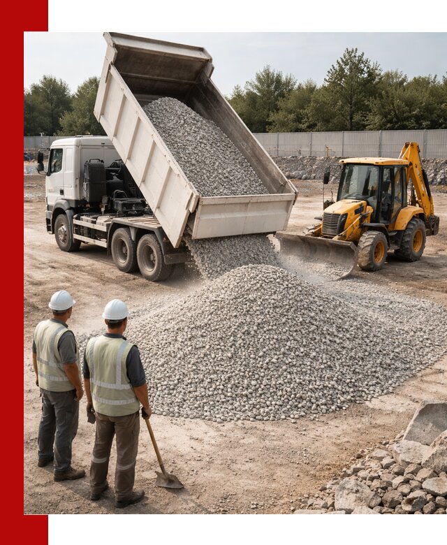Купить известняковый щебень фракции 5–10 мм с доставкой в Усинске