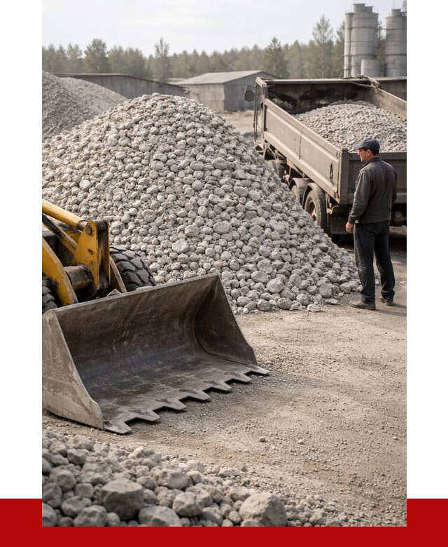 Известняковый щебень фракция 40-70 в Усинске от 4300 р. | ПРОНЕРУДСнс