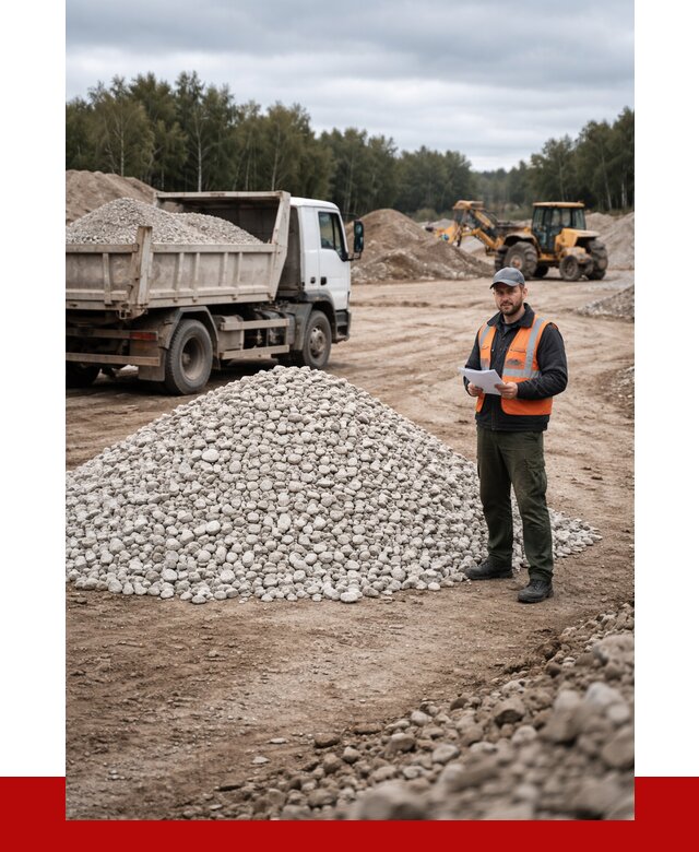 Доломитовый щебень в Усинске купить от 2252 р., ПРОНЕРУДСнс