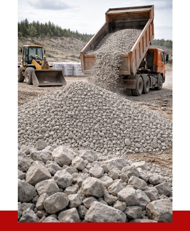 Доломитовый щебень фр. 20-40 в Усинске от 4300 р. | ПРОНЕРУДСнс