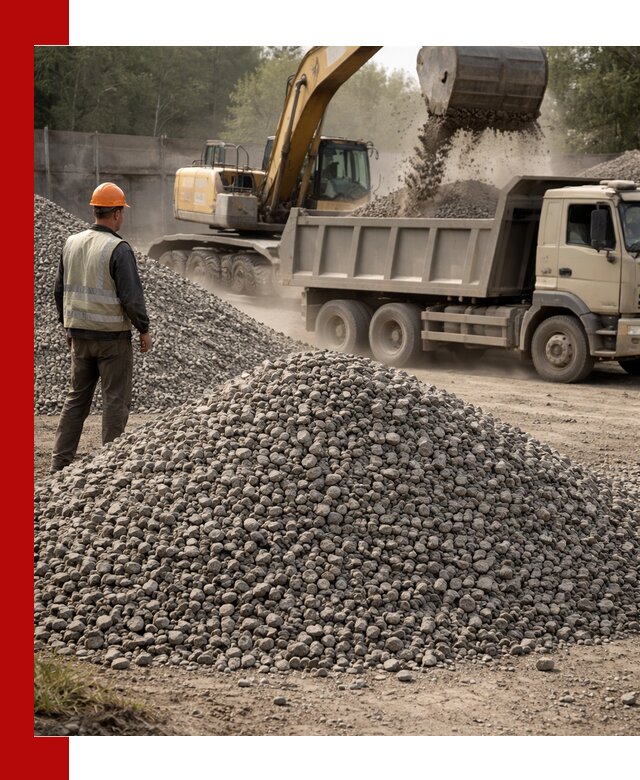 Шлаковый щебень фракция 5-20 с доставкой в Усинске