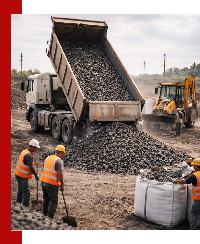 Шлаковый щебень фракция 40-70 с доставкой в Усинске