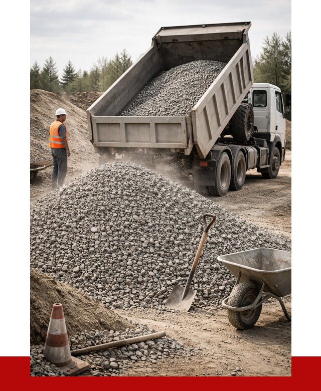 Купить вторичный щебень в Усинске от 1536 р. - ПРОНЕРУДСнс