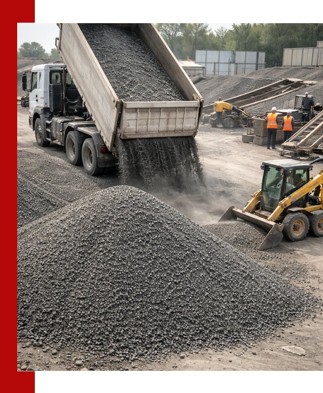 Вторичный щебень фракция 0–5 с доставкой в Усинске