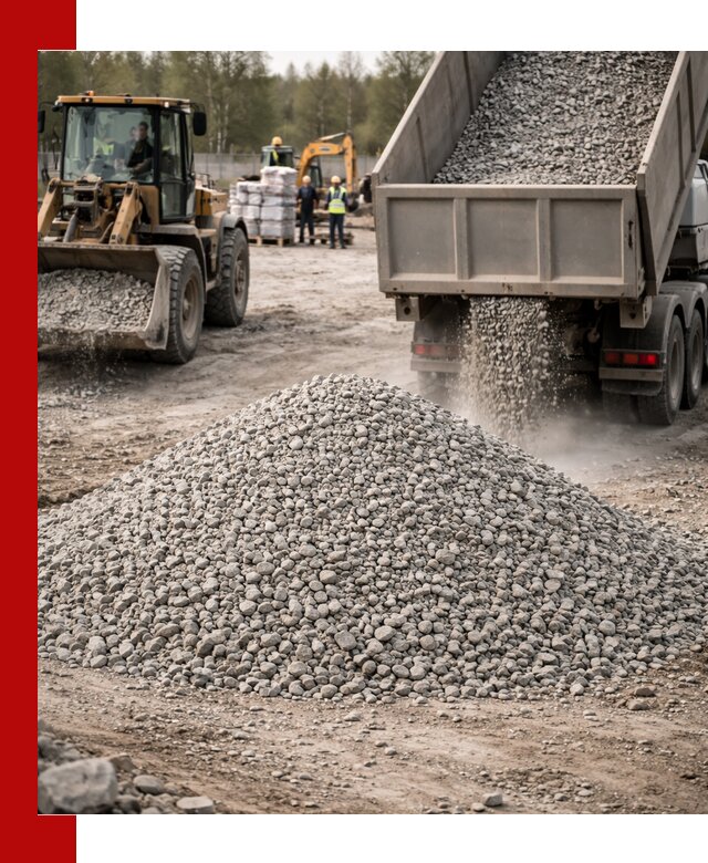 Вторичный щебень фракции 5-20 в Усинске — доставка и продажа крупнотоннажно