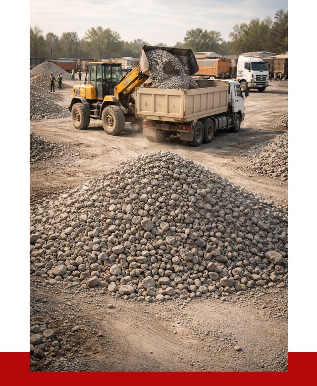 Вторичный щебень фракция 40-70 в Усинске от 1781 р, ПРОНЕРУДСнс