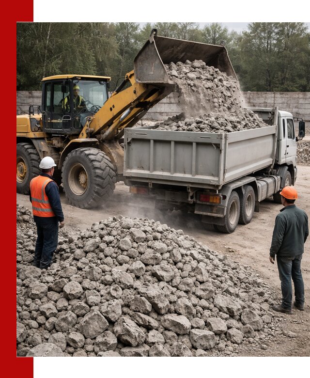 Вторичный щебень фракция 70–150 в Усинске с доставкой