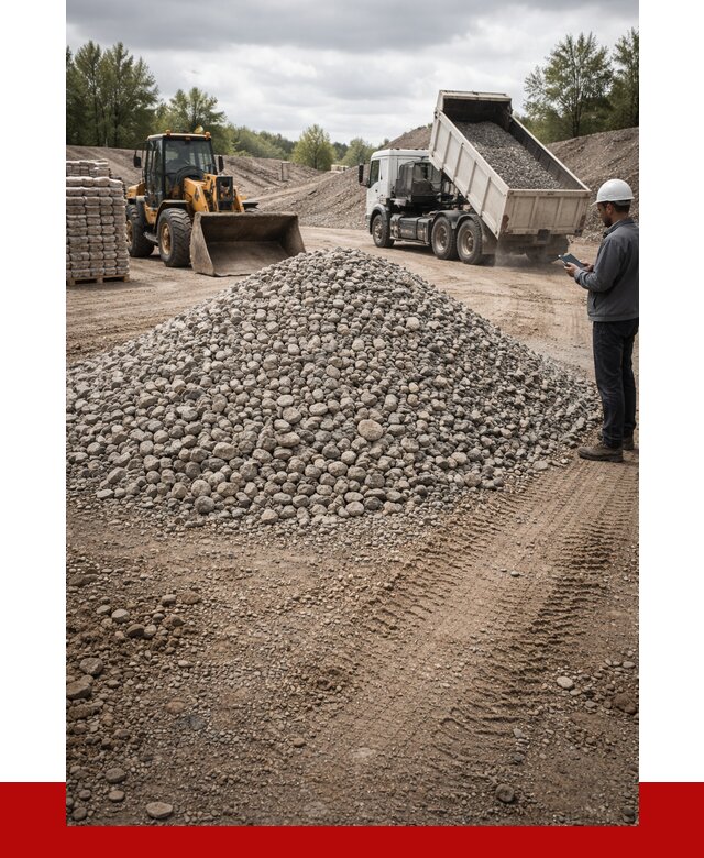 Купить бетонный щебень в Усинске, от 3276 р. ПРОНЕРУДСнс