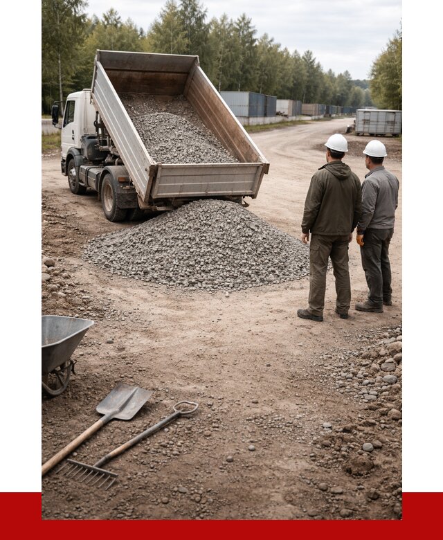 Бетонный щебень фракция 5-20 в Усинске от 3276 р., ПРОНЕРУДСнс