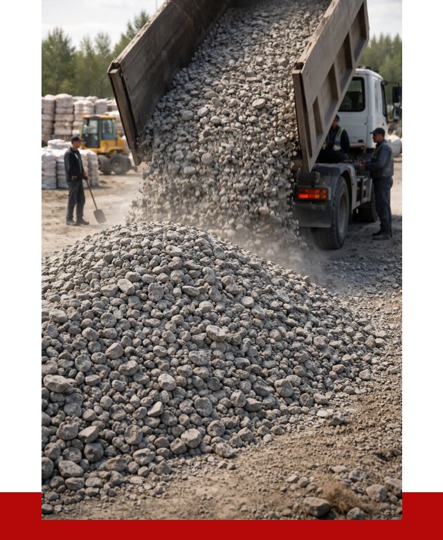 Бетонный щебень фракция 40-70 в Усинске от 1843 р. ПРОНЕРУДСнс