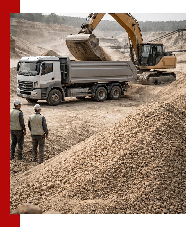 Карьерный крупнозернистый песок с доставкой в Усинске