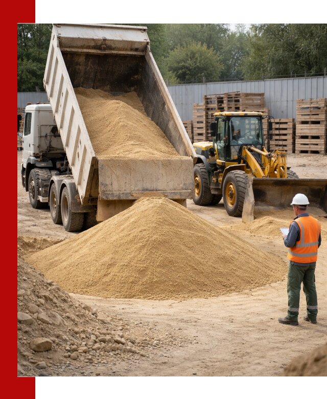 Доставка карьерного мелкозернистого песка в Усинске