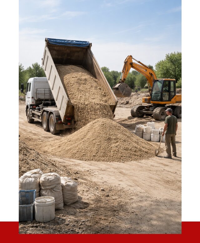 Купить речной песок в Усинске от 1229 р. за куб | ПРОНЕРУДСнс