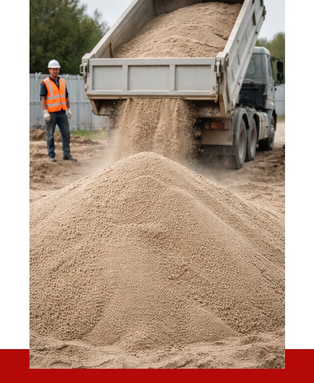 Купить сеяный песок с доставкой в Усинске от 2252 р ПРОНЕРУДСнс
