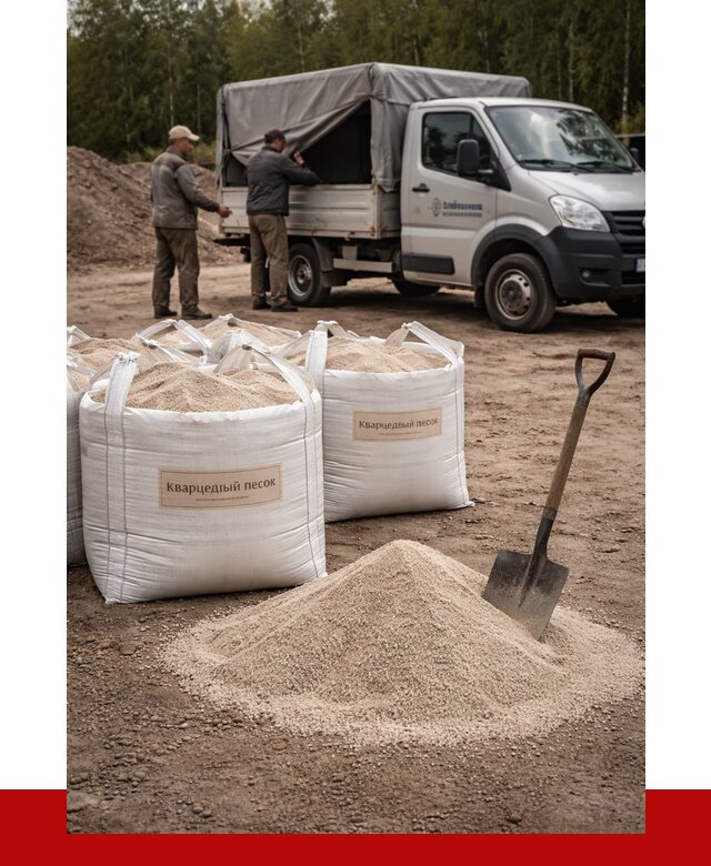 Кварцевый песок для пескоструя в Усинске от 4607 р. | ПРОНЕРУДСнс