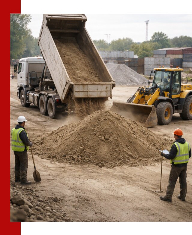 Доставка и продажа пескогрунта оптом и в розницу в Усинске