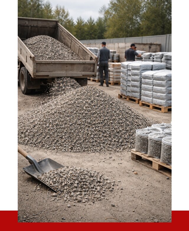 Гравий фракция 5-20 в Усинске купить от 2355 р. ПРОНЕРУДСнс