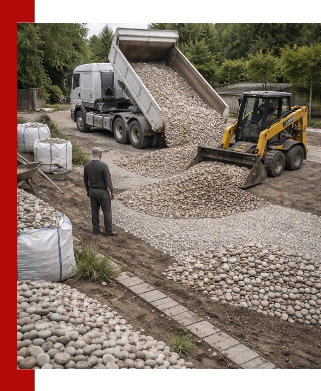 Доставка морской гальки оптом и в розницу в Усинске