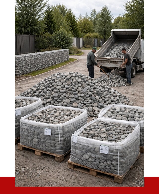 Камень для габионов в Усинске от 4300 р. за куб | ПРОНЕРУДСнс