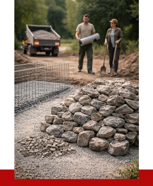 Камень для габионов фракция 100-200 в Усинске от 4914 р. | ПРОНЕРУДСнс