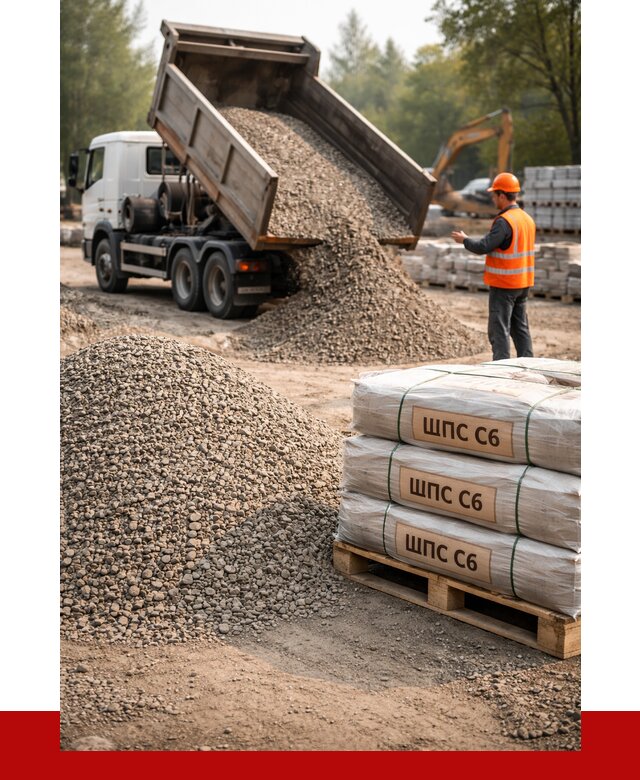 ЩПС С6 в Усинске с доставкой от 2252 р. за куб | ПРОНЕРУДСнс