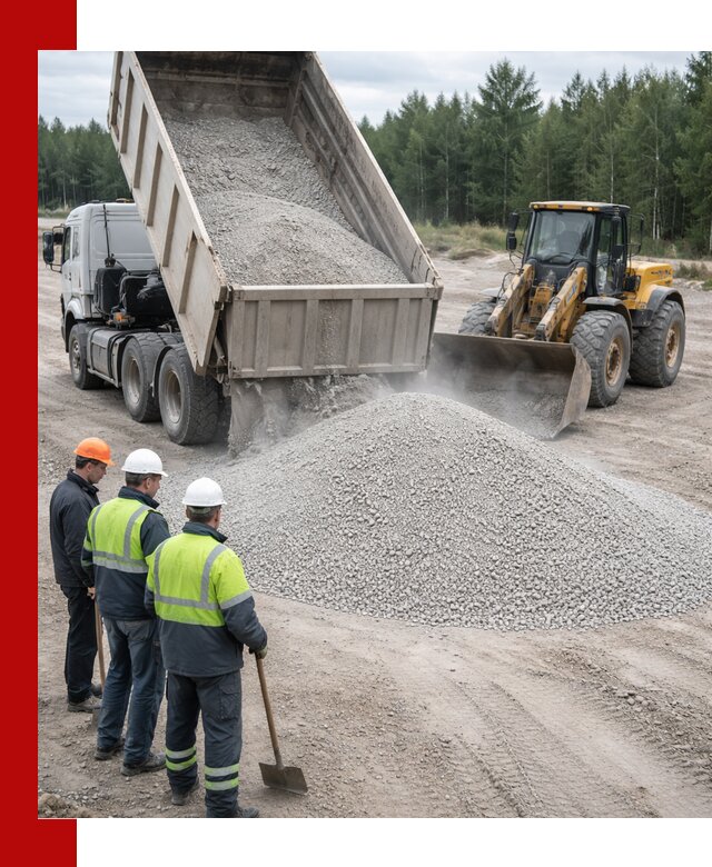 Известняковый отсев 0-5 доставка в Усинске быстро и выгодно