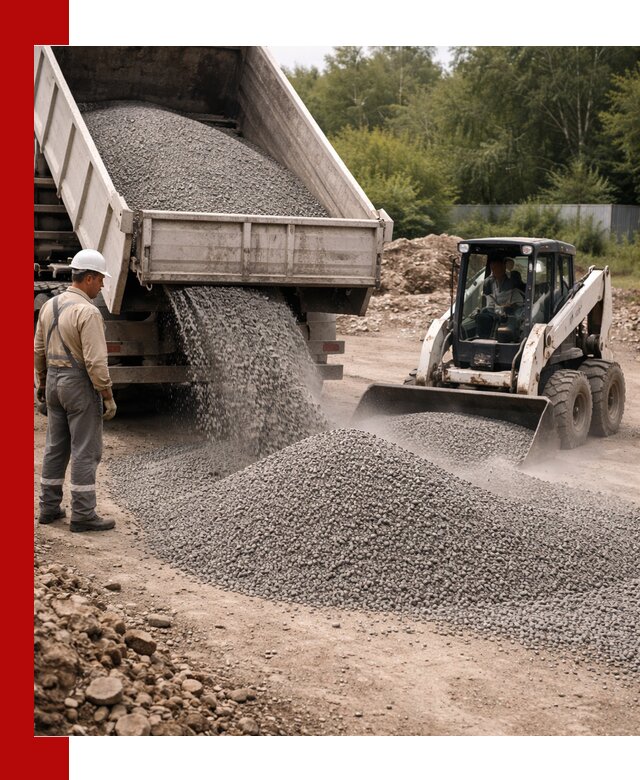 Доставка гравийного отсева 0-5 в Усинске оптом и в розницу