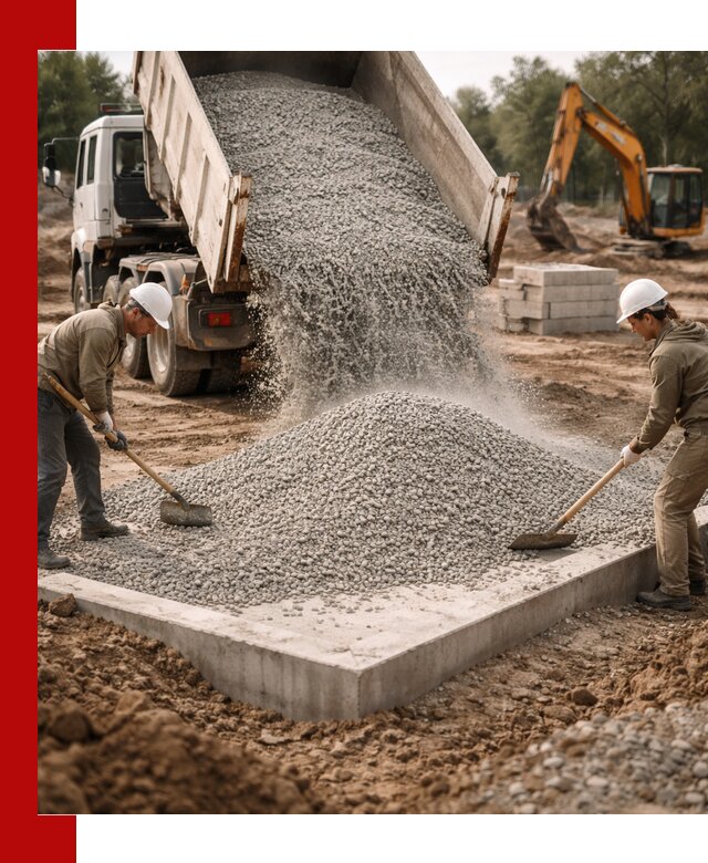 Доставка и продажа отсева для бетона в Усинске