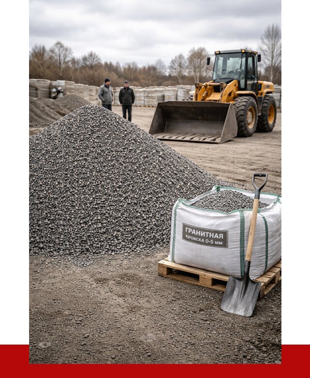 Купить гранитную крошку в Усинске от 4914 р. с доставкой | ПРОНЕРУДСнс