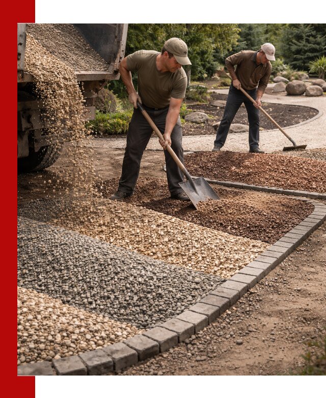 Декоративная крошка для ландшафта в Усинске — продажа и доставка