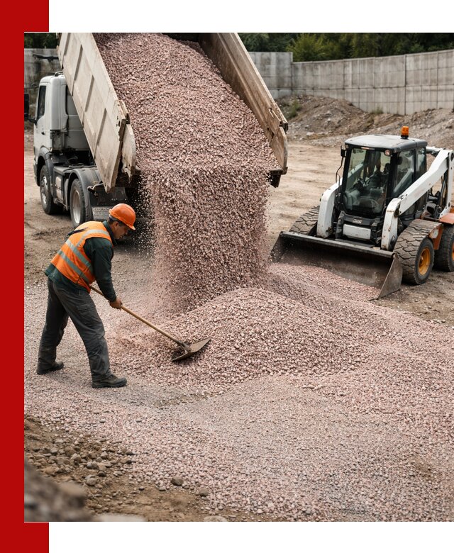 Крошка розовый гранит с доставкой в Усинске от производителя