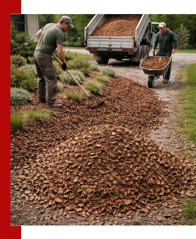 Крошка для мульчирования с доставкой в Усинске