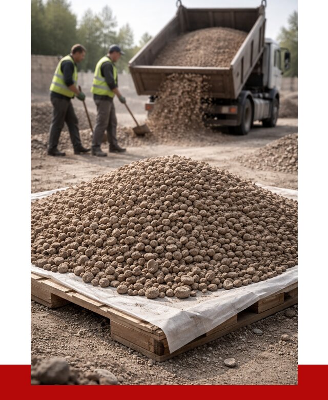 Керамзит фракция 5-10 в Усинске от 4300 р. с доставкой | ПРОНЕРУДСнс