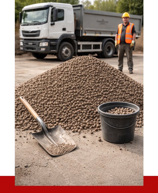 Керамзит фракция 10-20 в Усинске от 4300 р. с доставкой | ПРОНЕРУДСнс