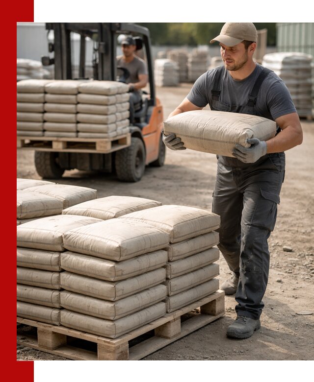 Доставка цемента в мешках оптом и в розницу в Усинске