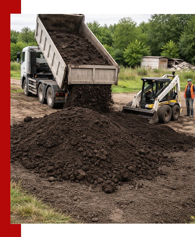Поставка плодородной земли с доставкой самосвалом в Усинске