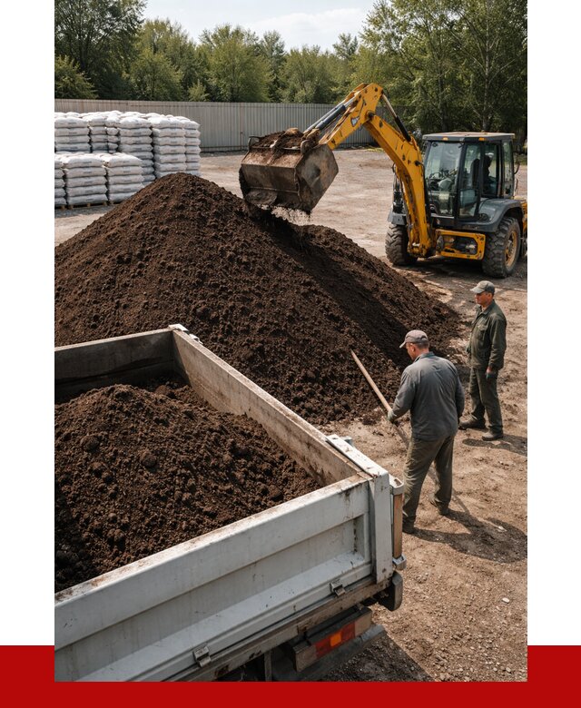 Растительный грунт с доставкой в Усинске от 3276 р. | ПРОНЕРУДСнс