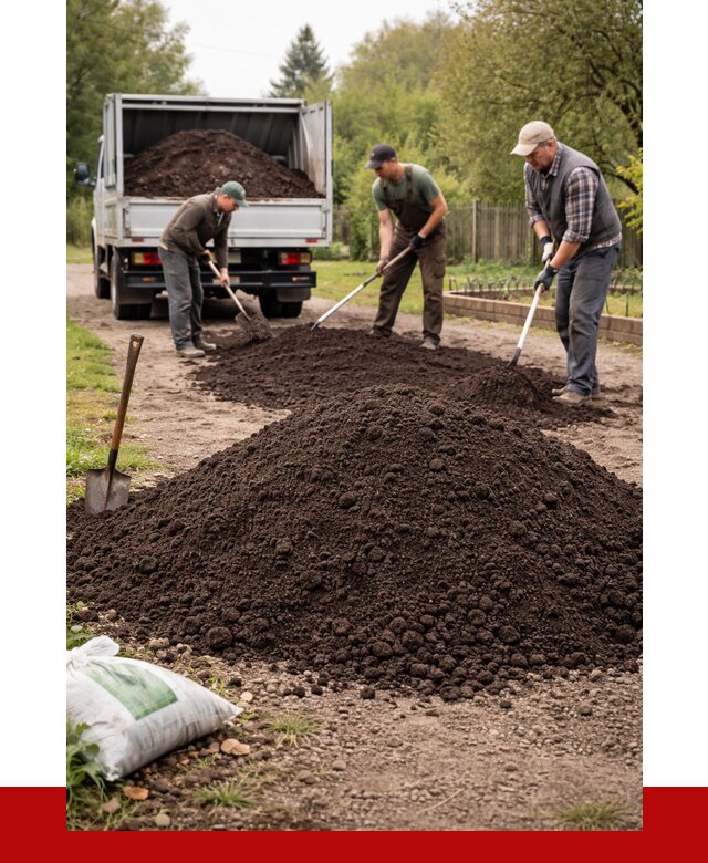 Купить землю для огорода в Усинске от 3276 р./куб | ПРОНЕРУДСнс