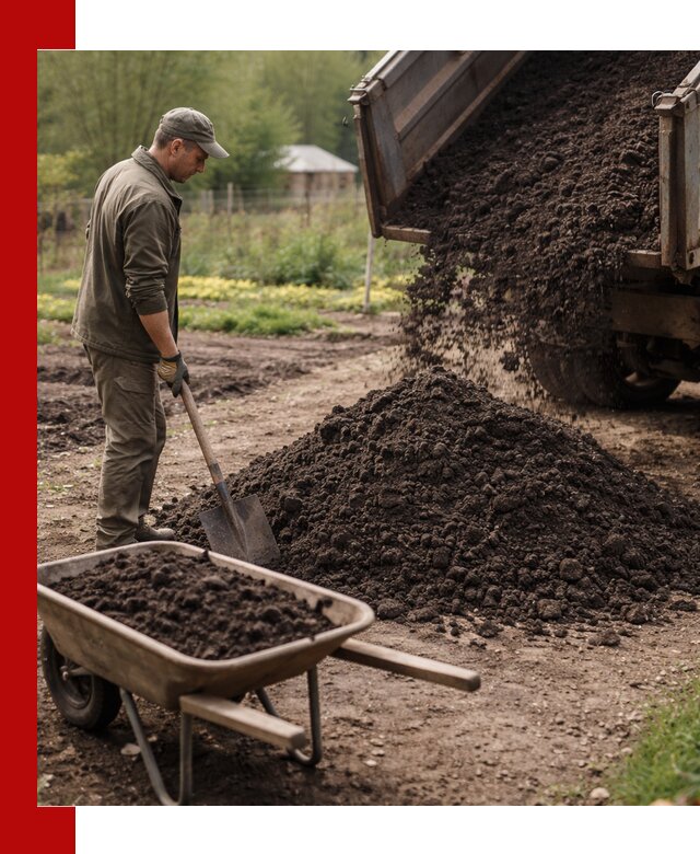 Доставка качественной земли для огорода в Усинске