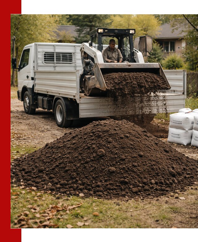 Доставка садовой земли в больших объёмах в Усинске